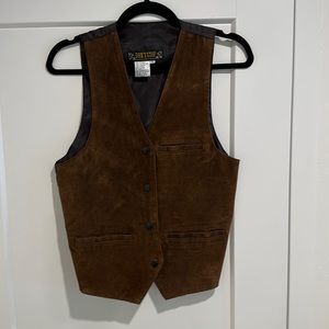 Vintage leather vest